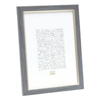 Deknudt Kader in grijze schilderlook met passend biesje 10x15 S46AF7 - thumbnail
