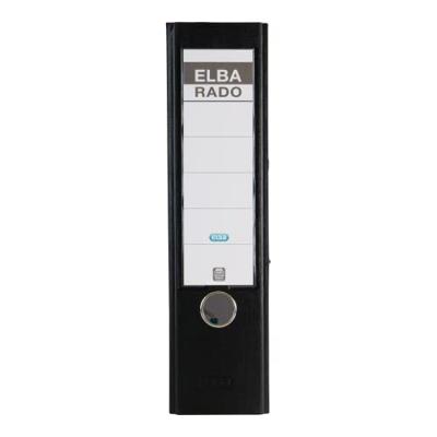 Elba Ordner Rado brillant DIN A4 Rugbreedte: 80 mm Zwart 2 beugels 100022617 Elba Ordner Rado brillant DIN A4 Rugbreedte: 80 mm Zwart 2 beugels 100022617