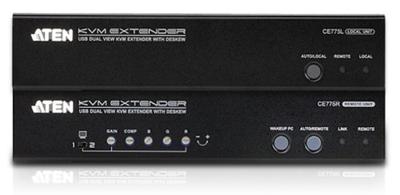 ATEN CE775-AT-G Extender (verlenging) VGA, USB, Serieel (9-pol.), Jackplug Via netwerkkabel RJ45 300 m ATEN CE775-AT-G Extender (verlenging) VGA, USB, Serieel (9-pol.), Jackplug Via netwerkkabel RJ45 300 m