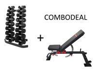 PT Essentials HD Tower + Dumbbells + PRO Bench Combodeal - thumbnail