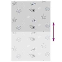 Doucherolgordijn 150x240 cm stofbreedte 146 cm - thumbnail