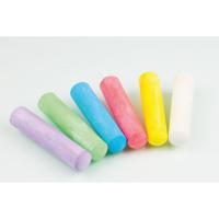 Eberhard Faber EF-526506 Stoepkrijt 4-kantig 6 Kleuren - thumbnail