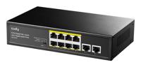 Cudy GS1010P netwerk-switch Gigabit Ethernet (10/100/1000) Power over Ethernet (PoE) Bureaublad-/wandmontage Zwart - thumbnail