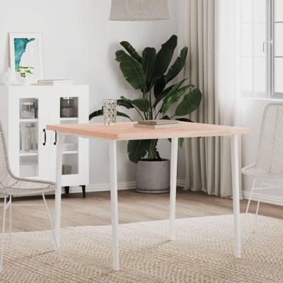 Tafelblad vierkant 80x80x2,5 cm massief beukenhout