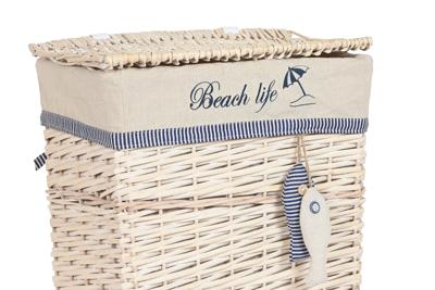 Mandenset DKD Home Decor 47 x 35 x 56 cm Polyester Spiralen (5 Stuks)