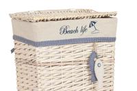 Mandenset DKD Home Decor 47 x 35 x 56 cm Polyester Spiralen (5 Stuks) - thumbnail