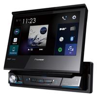Pioneer AVH-Z7200DABAN, incl. DAB-antenne, 1-DIN-multimedia-speler, uitklapbaar 7-inch ClearType-touchscreen, smartphone-aansluiting, Apple Car Play, Android Auto, USB, Bluetooth, 13-bands EQ - thumbnail