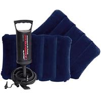 Intex 64765 Classic Downy Airbed + Kussens en Pomp 152x203x25 cm - thumbnail