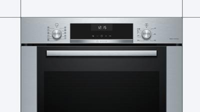 Bosch Serie 6 HBG3570S0 oven Elektrische oven 71 l 3400 W A Roestvrijstaal