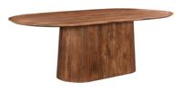 Sohome Ovale Eettafel 'Olav' Mangohout, 230 x 110cm, kleur Bruin - thumbnail
