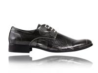 Abstract Black  - Lureaux - Handgemaakte Nette Schoenen Voor Heren - thumbnail