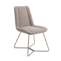 Jesper Home Umedo eetkamerstoel Grainy Greige beehive rose - thumbnail