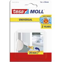 Tesa Tochtband - binnendeur - 1m x 38mm op rol - wit - thumbnail