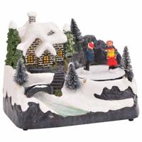 Kerst Tafeldecoratie Multikleur 16 x 11,5 x 13 cm Kunststof - thumbnail