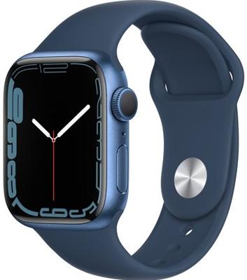 Refurbished Apple Watch Series 7 41mm Blauw Gebruikt