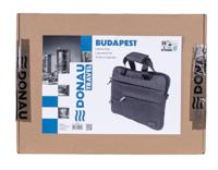 Donau Travel laptoptas Budapest, 3 l, 14 inch, grijs - thumbnail