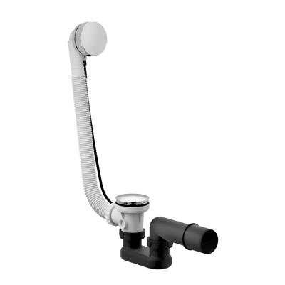 Badoverloop Hotbath Cobber Combinatie Verlengd Chroom Badoverloop Hotbath Cobber Combinatie Verlengd Chroom