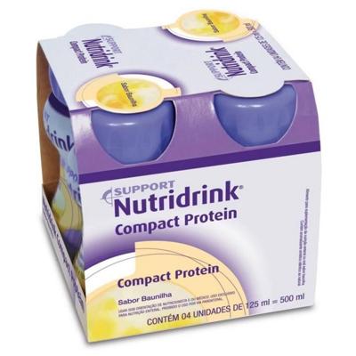 Nutridrink Compact protein rode vruchten 125 gram 4 Stuks