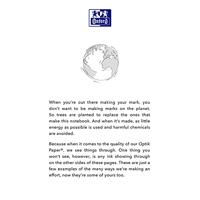 Notitieboek oxford black n&apos; red a4 96vel blanco - thumbnail