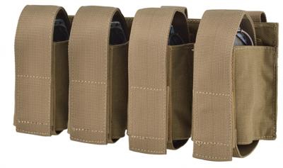 Defcon 5 granaathouder vierdubbel 28,5 x 13 cm polyester beige