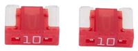 Dresselhaus "mini" zekering bananenstekker mini-fuse 10a/ 2 pcs. low profile/ red - thumbnail