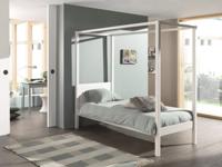 Vipack hemelbed Pino - wit - 207,6x97,3x190,5 cm - thumbnail