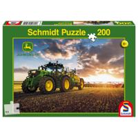 Schmidt legpuzzel John Deere 6150 R Tanker karton 200 stukjes - thumbnail