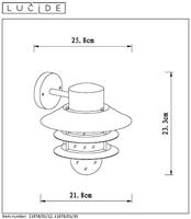 Lucide - ZICO - Wandlamp - 11874/01 (Kleur: zwart) - thumbnail