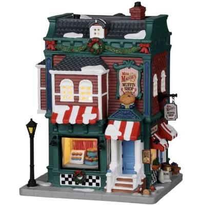 Miss Maggie'S Muffin Shop battery operated Led Kerst LEMAX - Lemax Miss Maggie'S Muffin Shop battery operated Led Kerst LEMAX - Lemax
