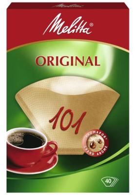 Melitta Filters 101 40 Stuks Bruin/Papier