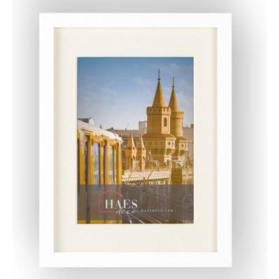Haes Deco Fotolijst Berlin wit met passepartout voor foto formaat 9x13 en 13x18 - SP12218