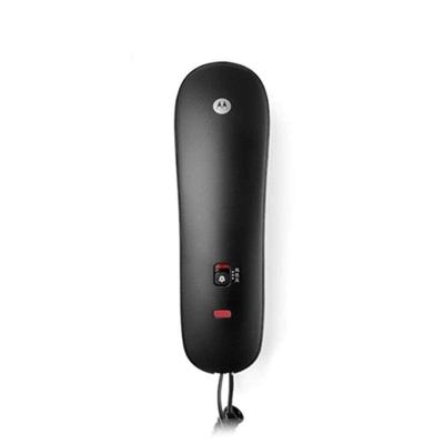 Motorola Voice - CT50 vaste telefoon, eenvoudig en compact ontwerp met radiale functie, microfoondemping, wandmontage, belvolumeregeling - rood