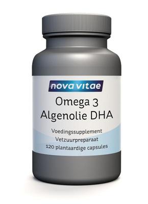 Nova Vitae Omega 3 algenolie DHA 120 Capsules