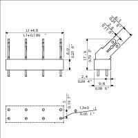 Weidmüller 9512170000 Splitter voor platte connectoren Insteekbreedte: 6.3 mm Insteekdikte: 0.8 mm 135 ° Deels geïsoleerd Oranje, Zilver 50 stuk(s)