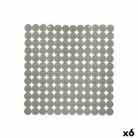 Antislipmat voor in de douche Berilo Grijs PVC 54 x 54 x 1 cm 6 x 55 x 6 cm (6 Stuks) - thumbnail