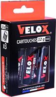 Velox co2-patroon met schroefdraad 12g (3st) - thumbnail
