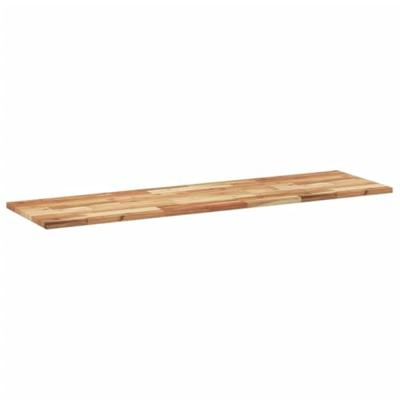 Wandschappen 2 st zwevend olieafwerking 140x40x2 cm acaciahout