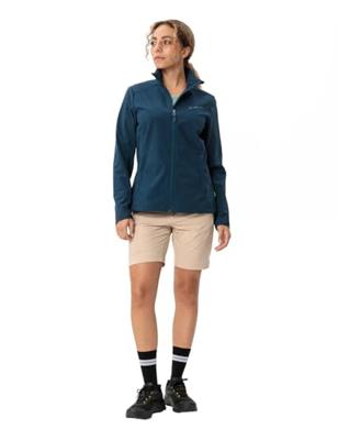 Vaude Hurricane IV Softshell Jas Dames Dark Sea 42