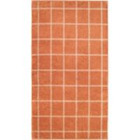 Cawö Cawö Two-Tone Karo Handdoek kupfer 50/100 - thumbnail