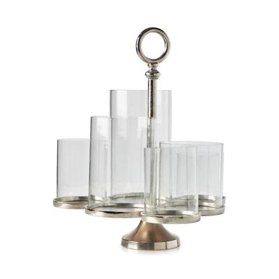 Rivièra Maison Kaarshouder 'Multiple Hurricane' Set van 6 stuks