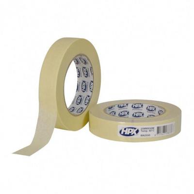 HPX Afplakband masking tape 100c cr%c3%a8mewit 50mm x 50m