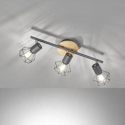 Fischer & Honsel 3-lichts plafondlampRan zwart - 21387