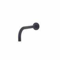 Wiesbaden Wastafelkraan 18 mm SLIM Uitloop Rond 20,9 cm Mat Zwart - thumbnail