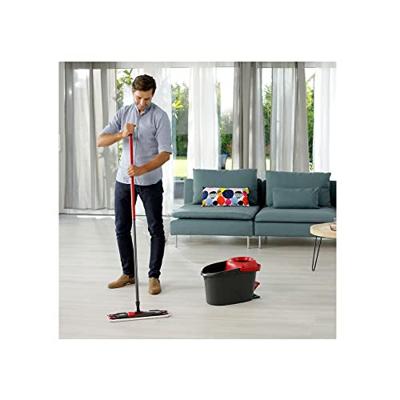 Vileda Ultramat Turbo XL mop/dweil Droog en nat Microvezel Zwart, Rood