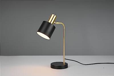 Trio Design bureaulampAdam Zwart met goud - R51041080