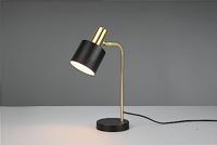 Trio Design bureaulampAdam Zwart met goud - R51041080 - thumbnail