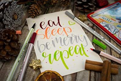 Brushstift stabilo pen 68/41 donkerblauw | 10 stuks Brushstift stabilo pen 68/41 donkerblauw | 10 stuks