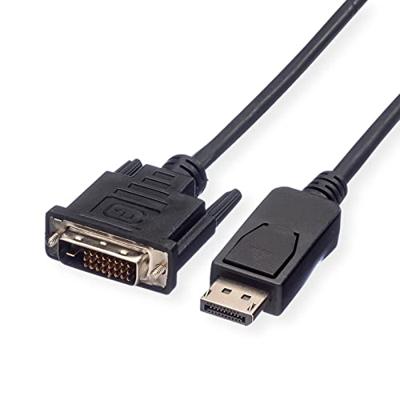VALUE DisplayPort Kabel DP Male - DVI (24+1) Male, LSOH, zwart, 1,5 m VALUE DisplayPort Kabel DP Male - DVI (24+1) Male, LSOH, zwart, 1,5 m