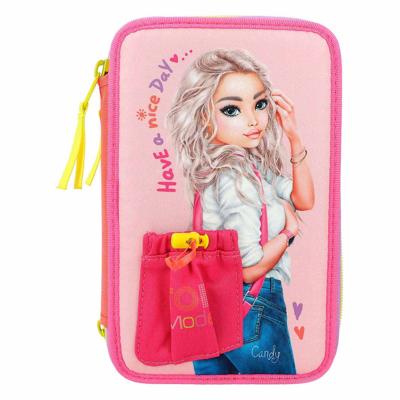 Topmodel 3-Vaks Etui Met Applicatie Vakje Topmodel 3-Vaks Etui Met Applicatie Vakje