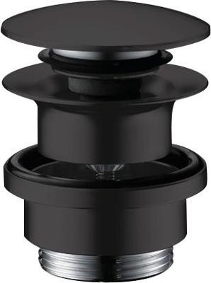 Hansgrohe afvoergarnituur afvoerplug voor wastafel- en bidetmengkranen, mat zwart